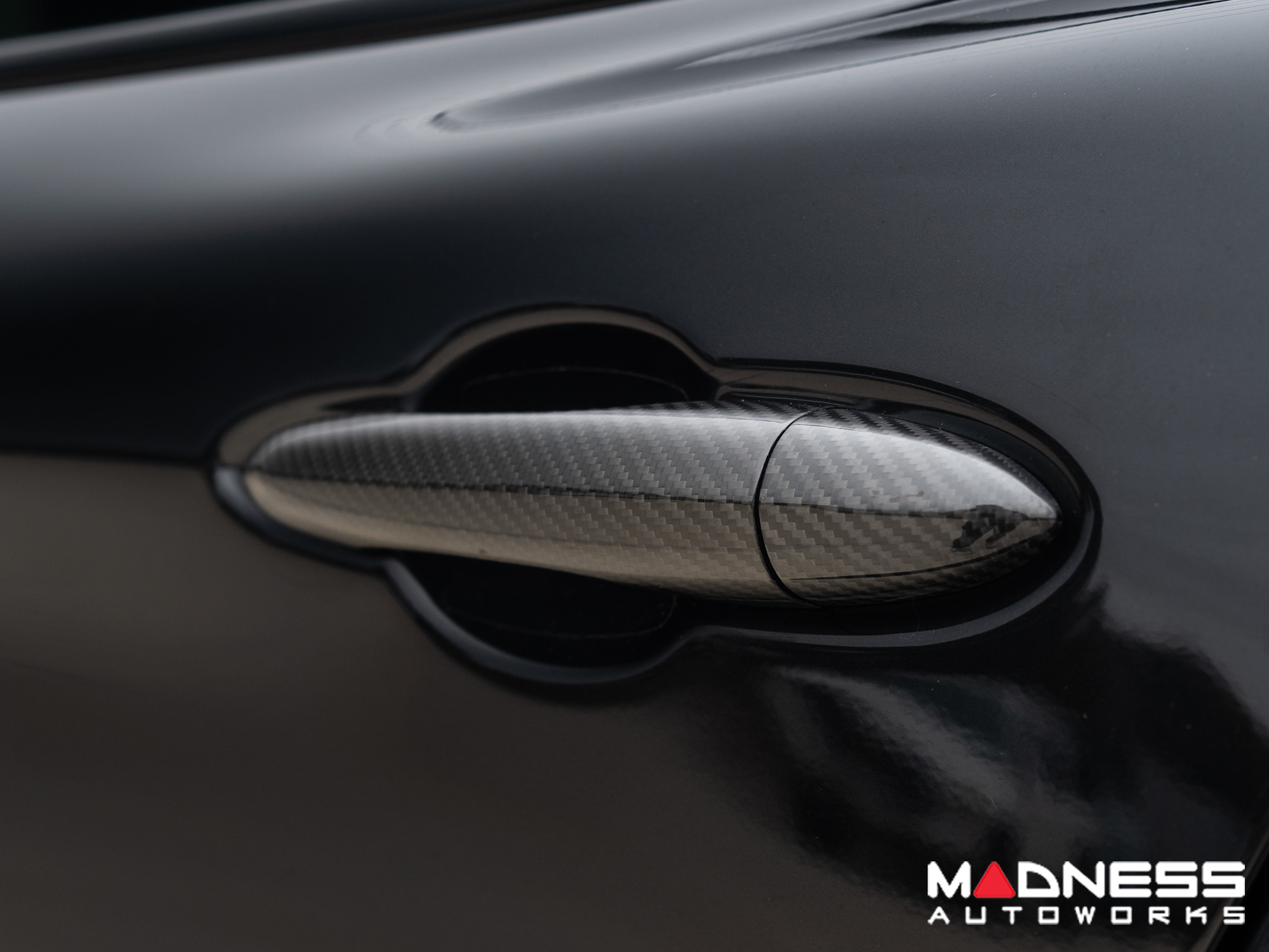 Alfa Romeo Stelvio Exterior Door Handle Set - Carbon Fiber